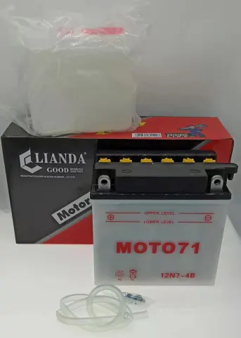 repuesto de moto MOTO71 — BATERIA CON ACIDO 12N7-4B GN