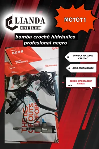 repuesto de moto MOTO71 — BOMBA-CROCHE-HIDRAULICO-NEGRO-PROFESIONALBOMBA-Y-BOMBIN-2