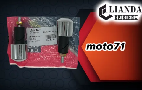 repuesto de moto MOTO71 — CONTRAPESO VOLANTE BERA CROMADA PEQ PAR