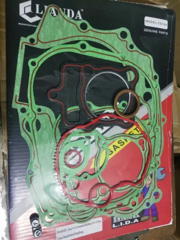 repuesto de moto MOTO71 — EMPACADURA COMPLETO CG150 VERDE(CON SILICON)