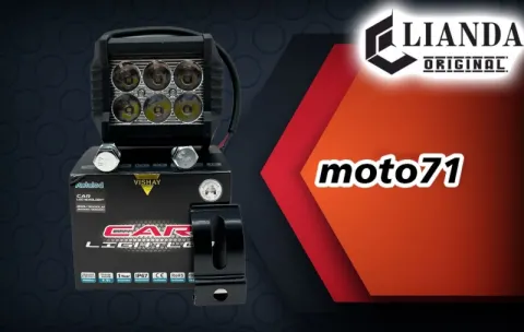 repuesto de moto MOTO71 — FARO-6LED-CUADRADO