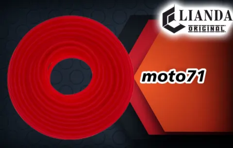 repuesto de moto MOTO71 — MANGUERA DE GASOLINA 20METRO ROJA