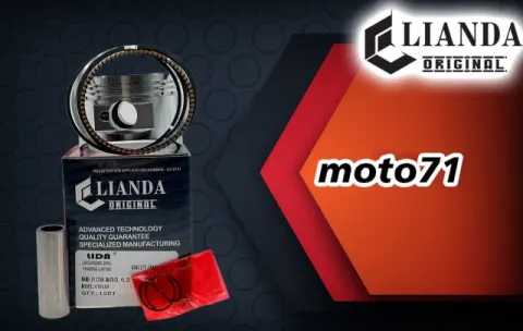repuesto de moto MOTO71 — PISTON COMPLETO MATRIX+0.25